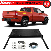 Load image into Gallery viewer, 2007-2016 Tundra SR5 Crewmax 5.5ft Bed Lock Soft Roll Up Tonneau Cover