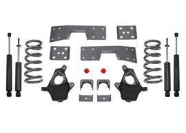 MaxTrac 99-06 GM C1500 2WD V8 4in/6in Lowering Spindle Kit