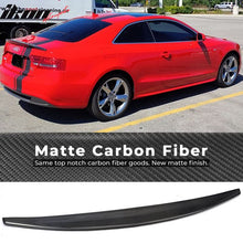 Load image into Gallery viewer, 2008-2017 Audi A5 B8 S Style Trunk Spoiler Wing Carbon Fiber