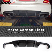 Load image into Gallery viewer, 2012-2014 Benz C Class W204 JC Style Rear Lip Diffuser Carbon Fiber