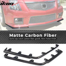 Load image into Gallery viewer, 2009-2015 Cadillac CTS V KPE Style Front Bumper Lip Carbon Fiber