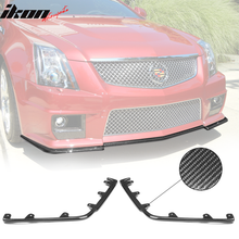 Load image into Gallery viewer, 2009-2015 Cadillac CTS V KPE Style Front Bumper Lip Carbon Fiber