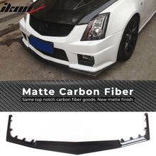 Load image into Gallery viewer, 2009-2015 Cadillac CTS V HEN Style Front Bumper Lip Carbon Fiber