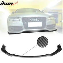 Load image into Gallery viewer, 2012-2014 Audi A7 4G8 S-Line JC Style Front Bumper Lip Carbon Fiber