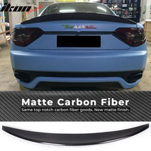 Load image into Gallery viewer, 2012-2014 Maserati Gran Turismo GT R Style Trunk Spoiler Carbon Fiber