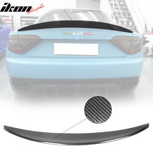Load image into Gallery viewer, 2012-2014 Maserati Gran Turismo GT R Style Trunk Spoiler Carbon Fiber