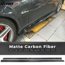 Load image into Gallery viewer, 2008-2014 Benz C Class W204 C63 AMG DP Style Side Skirts Carbon Fiber