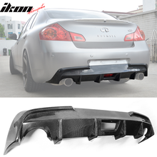 Load image into Gallery viewer, 2010-2013 Infiniti G37 V36 JC Rear Bumper Lip Diffuser Carbon Fiber