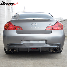Load image into Gallery viewer, 2010-2013 Infiniti G37 V36 JC Rear Bumper Lip Diffuser Carbon Fiber