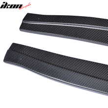 Load image into Gallery viewer, 2010-2013 Infiniti G37 V36 JC Style Side Skirts Extension Carbon Fiber
