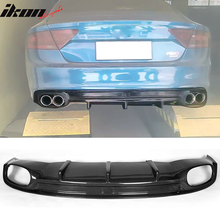 Load image into Gallery viewer, 2012-2014 Audi A7 S Line OE Style Rear Bumper Diffuser Carbon Fiber