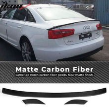 Load image into Gallery viewer, 2012-2017 Audi A6 C7 Non-S Line ABT Style Trunk Spoiler Carbon Fiber