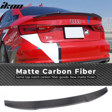 Load image into Gallery viewer, 2015-2017 Audi S3 8V JC Style Rear Trunk Spoiler Wing Carbon Fiber