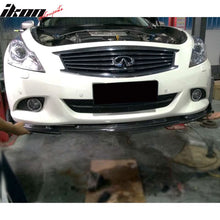 Load image into Gallery viewer, 2010-2013 Infiniti G37 V36 JC Style Front Bumper Lip Carbon Fiber