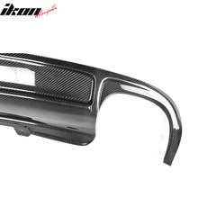 Load image into Gallery viewer, 2009-2012 Audi A4 B8 S4 Style Rear Bumper Lip Diffuser Carbon Fiber