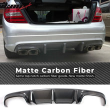Load image into Gallery viewer, 2008-2011 Benz C Class W204 C63 TMS Style Rear Diffuser Carbon Fiber