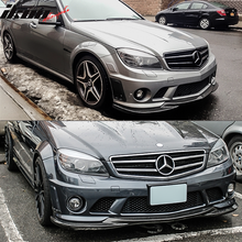 Load image into Gallery viewer, 2008-2011 Benz C Class W204 GH Style Front Bumper Lip Carbon Fiber