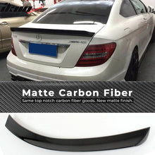 Load image into Gallery viewer, 2008-2014 Benz C-Class W204 V Style Trunk Spoiler Wing Carbon Fiber
