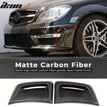 Load image into Gallery viewer, 2012-2014 Benz W204 C63 AMG Style Side Fender Fin Vent Carbon Fiber