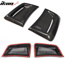 Load image into Gallery viewer, 2012-2014 Benz W204 C63 AMG Style Side Fender Fin Vent Carbon Fiber