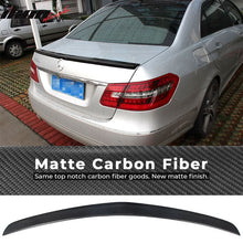 Load image into Gallery viewer, 2010-2016 Benz W212 E Class AMG Style Trunk Spoiler Wing Carbon Fiber