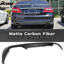 Load image into Gallery viewer, 2010-2013 Benz E-Class W212 OEÂ Style Rear Bumper Diffuser Carbon Fiber