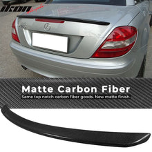 Load image into Gallery viewer, 2005-2010 Benz SLK-Class R171 AMG Style Trunk Spoiler Carbon Fiber