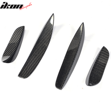 Load image into Gallery viewer, 2015-2021 Benz C-Class W205 JC Front Bumper Fins Canards Carbon Fiber