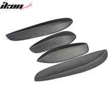 Load image into Gallery viewer, 2015-2021 Benz C-Class W205 JC Front Bumper Fins Canards Carbon Fiber