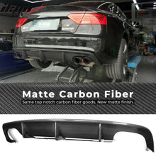 Load image into Gallery viewer, 2013-2017 Audi S5 B8.5 OE Style Rear Bumper Diffuser Carbon Fiber FRP