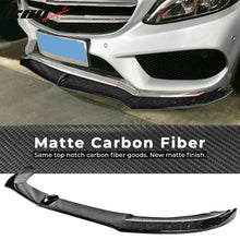 Load image into Gallery viewer, 2015-2018 Benz W205 C Class PSM Front Bumper Lip Forged Carbon Fiber