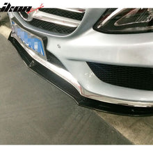 Load image into Gallery viewer, 2015-2018 Benz W205 C Class PSM Style Front Bumper Lip Carbon Fiber