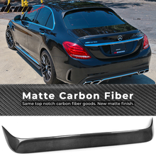 Load image into Gallery viewer, 2015-2021 Benz C Class W205 OE Style Rear Roof Spoiler Carbon Fiber