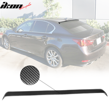 Load image into Gallery viewer, 2013-2018 Lexus GS350 450H F Sport JC Style Roof Spoiler Carbon Fiber