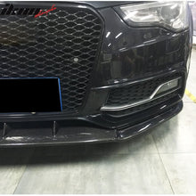 Load image into Gallery viewer, 2013-2016 Audi S5 8V Coupe JC Style Front Bumper Lip Kit Carbon Fiber