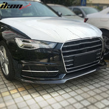 Load image into Gallery viewer, 2016-2018 Audi A6 S6 S Line JC Front Bumper Lip Spoiler Carbon Fiber