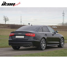 Load image into Gallery viewer, 2012-2015 Audi A6 C7 S6 Style Rear Bumper Lip Diffuser Carbon Fiber