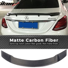 Load image into Gallery viewer, 2015-2021 Benz W205 C Class JC Style Rear Trunk Spoiler Carbon Fiber