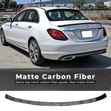 Load image into Gallery viewer, 2015-2021 Benz W205 C Class ML Style Trunk Spoiler Forged Carbon Fiber