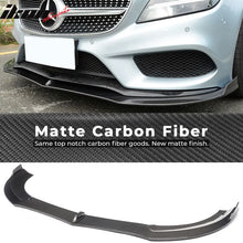 Load image into Gallery viewer, 2015-2018 Benz CLS Class W218 JC Style Front Bumper Lip Carbon Fiber