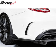 Load image into Gallery viewer, 2015-2018 Benz W205 C Class JC Rear Bumper Vents Forged Carbon Fiber