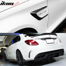 Load image into Gallery viewer, 2015-2018 Bnez C-Class W205 Front + Rear Side Vents Spoiler Forged CF