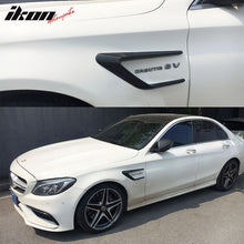 Load image into Gallery viewer, 2015-2018 Benz C Class W205 JC Style Front Fender Scoops Carbon Fiber