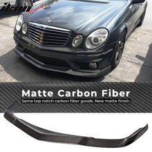 Load image into Gallery viewer, 2006-2009 Benz W211 E63 AMG XY Style Front Bumper Lip Kit Carbon Fiber
