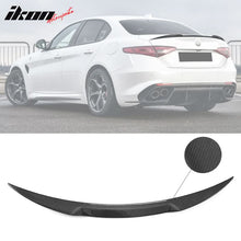 Load image into Gallery viewer, 2015-2018 Alfa Romeo Giulia OE Style Rear Trunk Spoiler Carbon Fiber