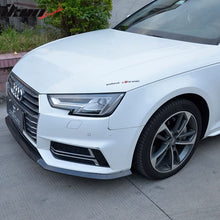 Load image into Gallery viewer, 2017-2019 Audi A4 B9 Sedan JC Style Front Bumper Lip Kit Carbon Fiber