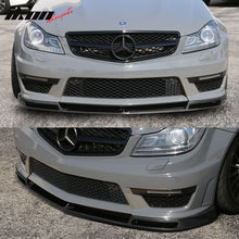 Load image into Gallery viewer, 2012-2014 Mercedes Benz C Class W204 AMG V Style Front Bumper Lip Carb