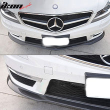 Load image into Gallery viewer, 2012-2014 Benz W204 C63 AMG MC Style Front Lip Matte Carbon Fiber