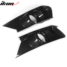 Load image into Gallery viewer, 2015-2017 Ford Mustang JC Style 2PC Fog Lights Lamp Cover Carbon Fiber