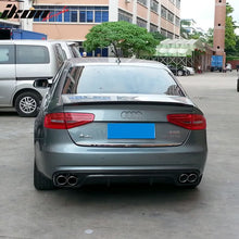 Load image into Gallery viewer, 2013-2016 Audi A4 B9 Sedan R Style Rear Bumper Diffuser Carbon Fiber